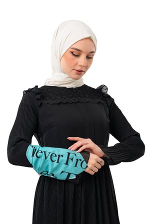 Filistin Atasözü Ve Geri Dönüş Anahtarı Yeşil Rengi Küçük Fular 45*45 Unisex S100050