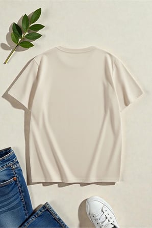 Unisex Tüy Baskılı T-shirt