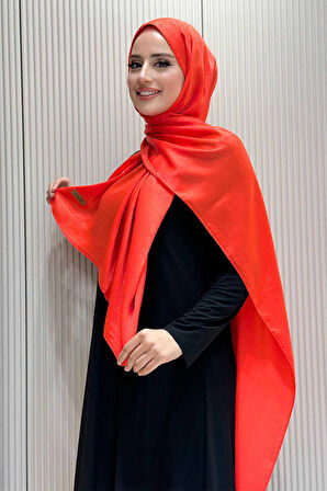 2070 Pamuk Bambu Şal Mercan