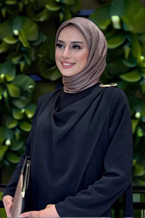 Tek Omuz Gold Toka Detaylı Tunik Pantolon Takım 8698 Siyah