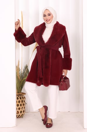 Kürklü Kaban 70062 Bordo