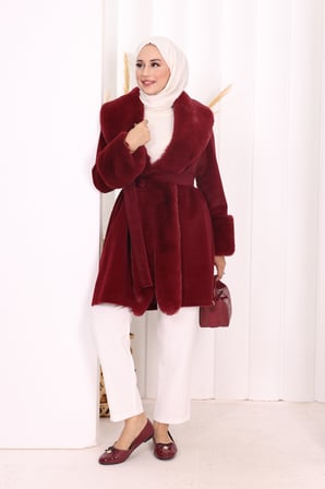 Kürklü Kaban 70062 Bordo