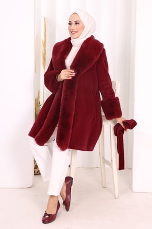 Kürklü Kaban 70062 Bordo