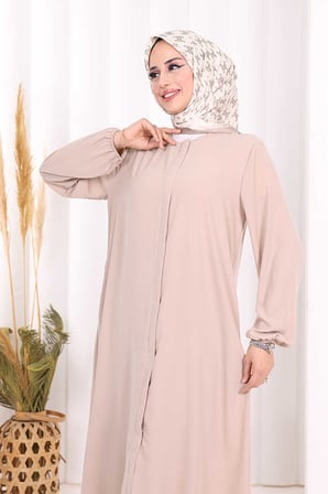 Hac Umre Tunik Pantolon Takım 8006 Vizon