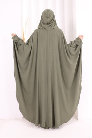 Tunik, Pantolon ve Abaya Üçlü Takım 8663 Haki