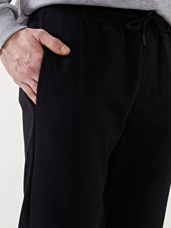 XSIDE Siyah Standart Kalıp Erkek Jogger Eşofman Altı