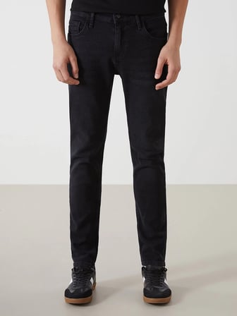 LCW Jeans SİYAH 750 Slim Fit Erkek Jean Pantolon