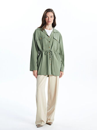 LCW Grace HAKİ Kadın Gömlek Ceket