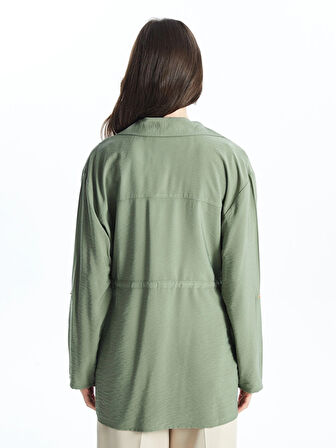 LCW Grace HAKİ Kadın Gömlek Ceket