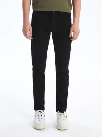 LCW Jeans Siyah 750 Slim Fit Erkek Jean Pantolon