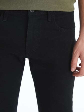 LCW Jeans Siyah 750 Slim Fit Erkek Jean Pantolon