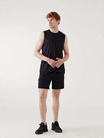 XSIDE ACTIVE Siyah Standart Kalıp Erkek Spor Şort