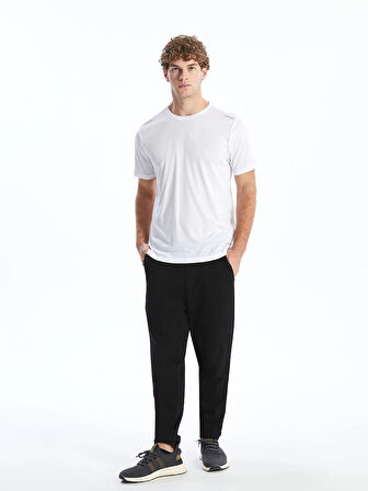 XSIDE ACTIVE Beyaz Bisiklet Yaka Kısa Kollu Erkek Spor Tişört