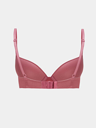 LCW DREAM Pembe Balenli Yarım Dolgulu Düz Tişört Sütyen