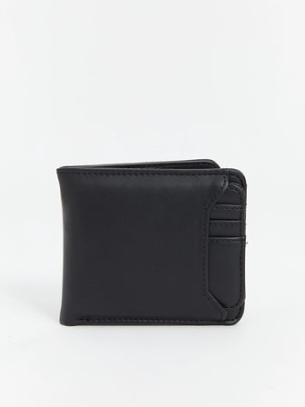 LCW ACCESSORIES SİYAH Deri Görünümlü Erkek Cüzdan ve Kartlık