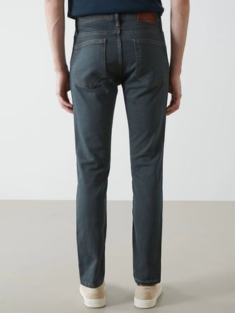 LCW Jeans YEŞİL 750 Slim Fit Erkek Jean Pantolon