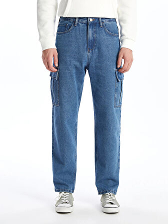 XSIDE İNDİGO Baggy Fit Erkek Jean Pantolon