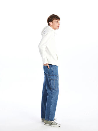 XSIDE İNDİGO Baggy Fit Erkek Jean Pantolon