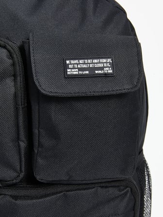 LCW ACCESSORIES SİYAH Çok Bölmeli Erkek Çocuk Sırt Çantası