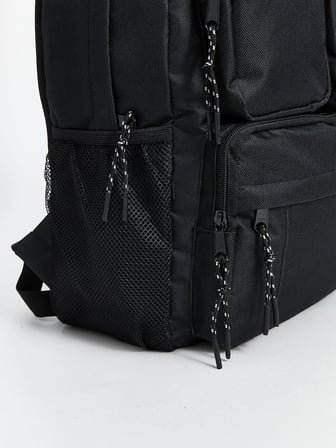 LCW ACCESSORIES SİYAH Çok Bölmeli Erkek Çocuk Sırt Çantası