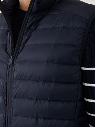 SOUTHBLUE Lacivert Standart Kalıp Dik Yaka Erkek Şişme Yelek