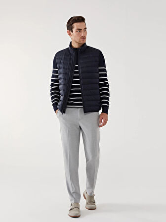 SOUTHBLUE Lacivert Standart Kalıp Dik Yaka Erkek Şişme Yelek