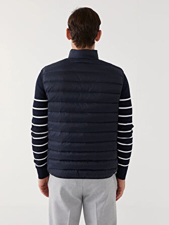 SOUTHBLUE Lacivert Standart Kalıp Dik Yaka Erkek Şişme Yelek