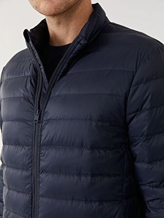 SOUTHBLUE Lacivert Standart Kalıp Dik Yaka Erkek Şişme Mont