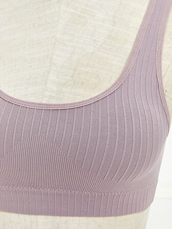 LCW DREAM Lila Balensiz Dolgusuz Düz Seamless Sporcu Sütyen