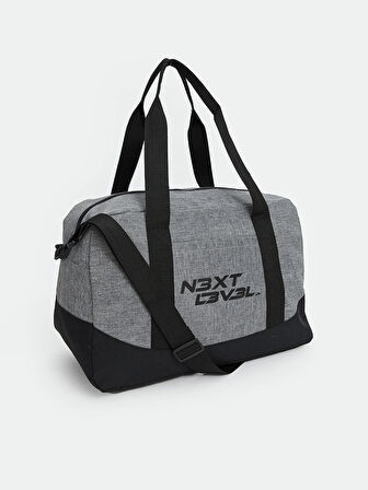 LCW ACCESSORIES SİYAH Baskılı Erkek Spor Çantası