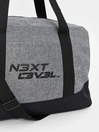 LCW ACCESSORIES SİYAH Baskılı Erkek Spor Çantası