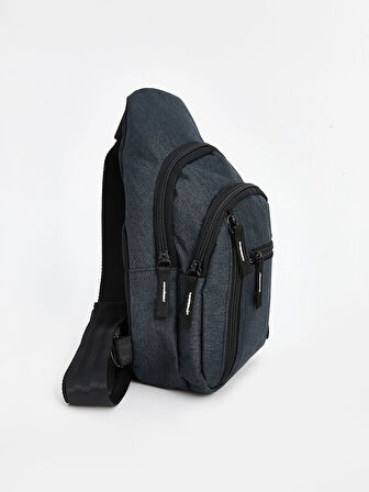 LCW ACCESSORIES SİYAH Çok Bölmeli Erkek Sırt Çantası