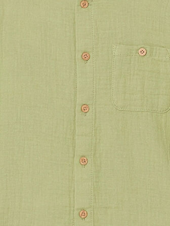 Hakim Yaka Basic Erkek Çocuk Gömlek ve Pantolon 2'li_S54318Z1-GFJ_8684680675967_3-4 Yaş