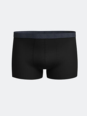 LC WAIKIKI Antrasit Standart Kalıp Pamuklu Esnek Erkek Boxer 3'lü