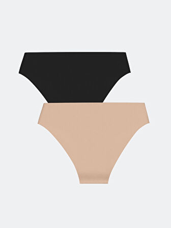 LCW DREAM Pembe Düz Brazilian Külot 2'li