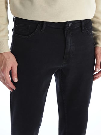 LCW Jeans SİYAH 779 Regular Fit Erkek Jean Pantolon