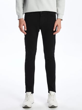 LCW Jeans SİYAH 760 Skinny Fit Erkek Jean Pantolon