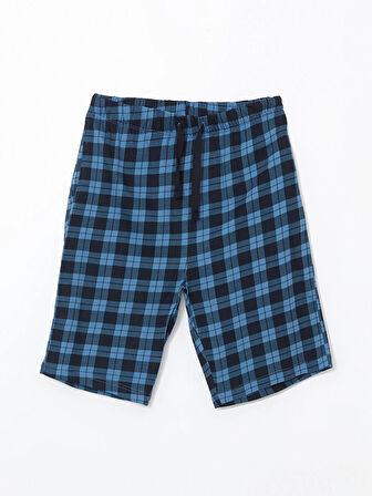 LC WAIKIKI Lacivert Standart Kalıp Erkek Şortlu Pijama Takımı