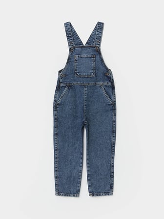 LCW Kids İNDİGO Kare Erkek Çocuk Jean Salopet