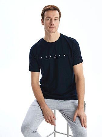 LC WAIKIKI LACİVERT Standart Kalıp Erkek Pijama Takımı