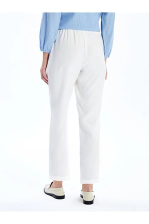 LCWAIKIKI Classic Beli Lastikli Loose Fit Kadın Pantolon