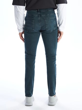 LCW Jeans YEŞİL 750 Slim Fit Erkek Jean Pantolon