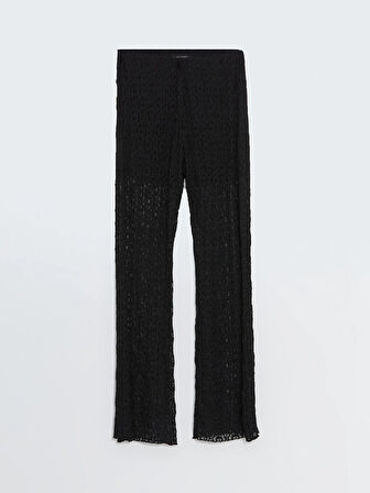 Beli Lastikli Dantelli Kadın Pantolon_W4L705Z8-CVL_8684681167577_S