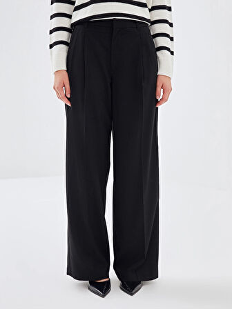 LCW Vision SİYAH Loose Fit Kadın Pantolon