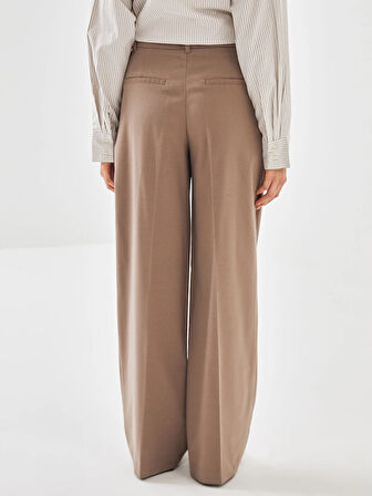 LCW Vision BEJ Loose Fit Kadın Pantolon