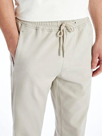 LCW Casual BEJ Slim Fit Armürlü Erkek Pantolon