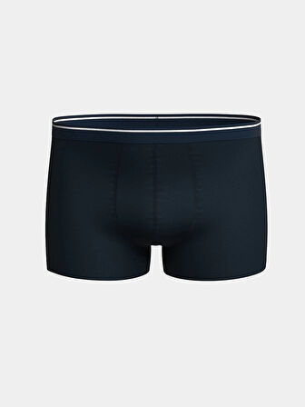 LC WAIKIKI Lacivert Standart Kalıp Pamuklu Esnek Erkek Boxer 3'lü