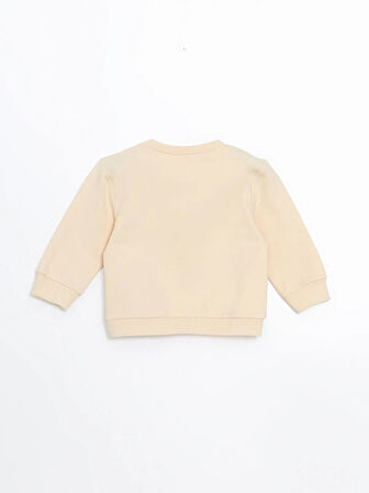 Bisiklet Yaka Baskılı Erkek Bebek Sweatshirt ve Eşofman Alt 2'li_S51185Z1-YMU_8684681234095_3-6 Ay