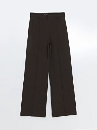 Standart Fit Düz Geniş Paça Kadın Pantolon_W44356Z8-HDT_8684681252723_34