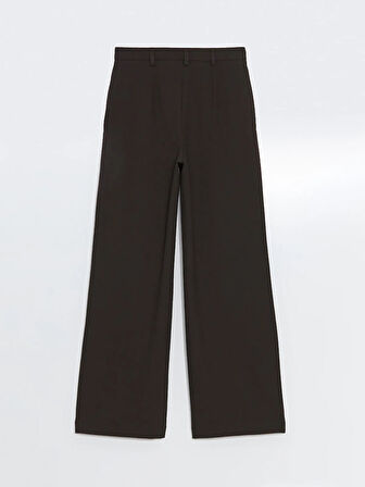Standart Fit Düz Geniş Paça Kadın Pantolon_W44356Z8-HDT_8684681252723_34